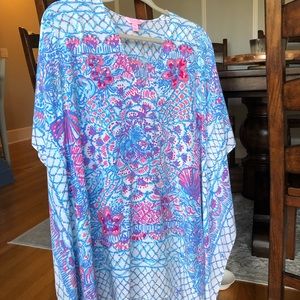 Silk dress very figure flattering